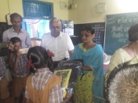 School stationery distribution Takechiwadi